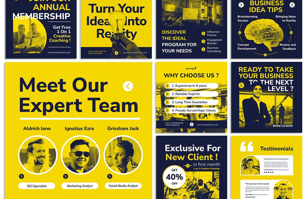 Instagram and Canva post by the AI chat agent