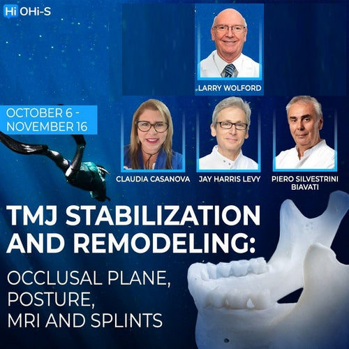 TMJ Stabilization and Remodeling: Occlusal Plane, Posture, MRI and Splints - Dentistry eBooks